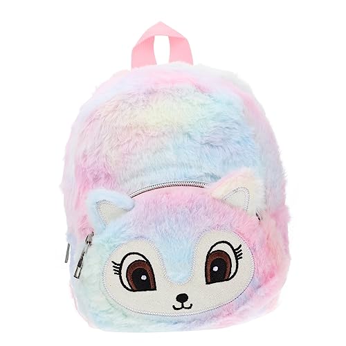 TOYANDONA Rucksack schultüte büchertasche Schoolbag Schultasche schulrucksäcke Rucksäcke für Mädchen Handtasche praktische Umhängetasche Aufbewahrungstasche Plüsch Colorful TOYANDONA Rucksack schultüte büchertasche Schoolbag Schultasche schulrucksäcke Rucksäcke für Mädchen Handtasche praktische Umhängetasche Aufbewahrungstasche Plüsch Colorful von TOYANDONA