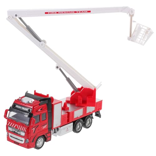 TOYANDONA Rückzieher Feuerwehrtruck mit Ausziehbarer Leiter für Jungen und Mädchen Detailreiches Design Fördert Kreatives Spiel TOYANDONA Rückzieher Feuerwehrtruck mit Ausziehbarer Leiter für Jungen und Mädchen Detailreiches Design Fördert Kreatives Spiel von TOYANDONA
