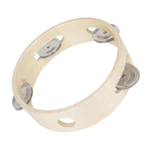 TOYANDONA Runde Schüttelglocke Handglocke Musikspielzeug Sicheres Holzmaterial Instrumente Tanzparty-zubehör Einzigartiges Musikinstrument TOYANDONA Runde Schüttelglocke Handglocke Musikspielzeug Sicheres Holzmaterial Instrumente Tanzparty-zubehör Einzigartiges Musikinstrument von TOYANDONA