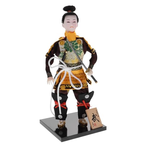 TOYANDONA Samurai Puppe Japanische Dekoration Stilvolle Samurai Figur für Wohnzimmer Büro und Einzigartige Heimdekoration Perfektes für Japanischer Kunst TOYANDONA Samurai Puppe Japanische Dekoration Stilvolle Samurai Figur für Wohnzimmer Büro und Einzigartige Heimdekoration Perfektes für Japanischer Kunst von TOYANDONA