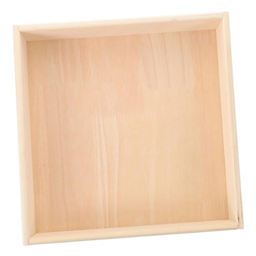 TOYANDONA Sandkasten Holzspielzeug Quadratische Montessori Sandablage Platzsparende Desktop Sandbox für Drinnen Sicherer Sandspielbereich für Kleinkinder und Familieninteraktion TOYANDONA Sandkasten Holzspielzeug Quadratische Montessori Sandablage Platzsparende Desktop Sandbox für Drinnen Sicherer Sandspielbereich für Kleinkinder und Familieninteraktion von TOYANDONA