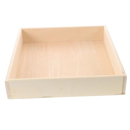TOYANDONA Sandspielzeug Holz Sandkasten Quadratische Desktop Sandbox mit Stabiler Konstruktion Sanddichte Aufbewahrungsbox für Drinnen Montessori Tray für Kleine Räume für Kindergarten und TOYANDONA Sandspielzeug Holz Sandkasten Quadratische Desktop Sandbox mit Stabiler Konstruktion Sanddichte Aufbewahrungsbox für Drinnen Montessori Tray für Kleine Räume für Kindergarten und von TOYANDONA
