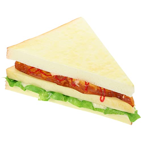 TOYANDONA Sandwich Modell Lebensmittel Küche Künstliche Simulation Brot Gefälschtes Brot Schmuck Brot Requisite Vorgeben Brot Gefälschtes Sandwich Brot Foto Requisite TOYANDONA Sandwich Modell Lebensmittel Küche Künstliche Simulation Brot Gefälschtes Brot Schmuck Brot Requisite Vorgeben Brot Gefälschtes Sandwich Brot Foto Requisite von TOYANDONA
