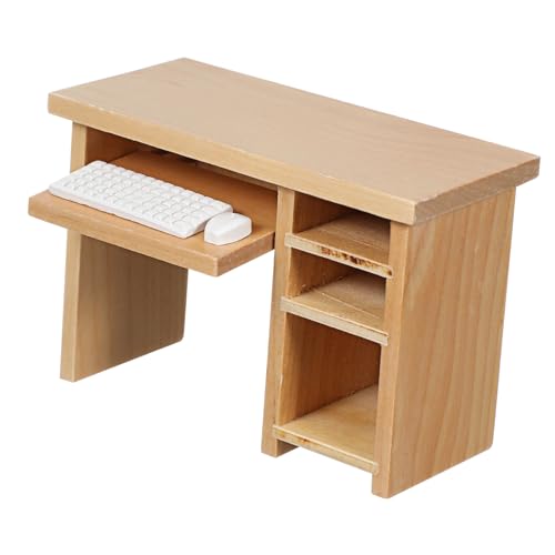 TOYANDONA Satz Mini-möbelmodell Hausdekoration Miniatur Winzig Schreibtisch Dekorationen Retro Entzückende Möbelverzierung Mini-hausversorgung Computertisch Für Minihaus Birke TOYANDONA Satz Mini-möbelmodell Hausdekoration Miniatur Winzig Schreibtisch Dekorationen Retro Entzückende Möbelverzierung Mini-hausversorgung Computertisch Für Minihaus Birke von TOYANDONA