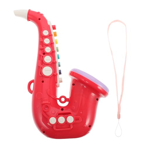 TOYANDONA Saxophon Musik Saxophon Mini Saxophon Saxophon Mini Saxophon Simulation Saxophon Kinderspielzeug Elektronisches Saxophon Musik Roter Kunststoff TOYANDONA Saxophon Musik Saxophon Mini Saxophon Saxophon Mini Saxophon Simulation Saxophon Kinderspielzeug Elektronisches Saxophon Musik Roter Kunststoff von TOYANDONA