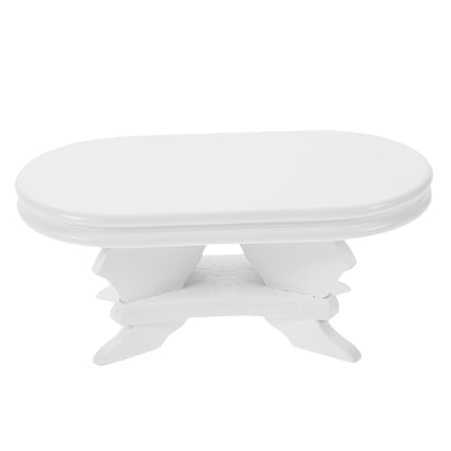 TOYANDONA Scale Dining Table for Roleplay Encourages Imagination and Social Skills for Living Room Fairy Garden Decoration von TOYANDONA