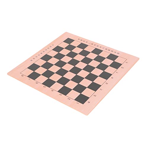 TOYANDONA Schach Für Anfänger Kinderspielzeug Dame Schachbrett Schachbrettzubehör Schachbrettspiel Kinderschach Schachbrettspiel Schachzubehör Doppelseitiges Schachbrett Holz von TOYANDONA