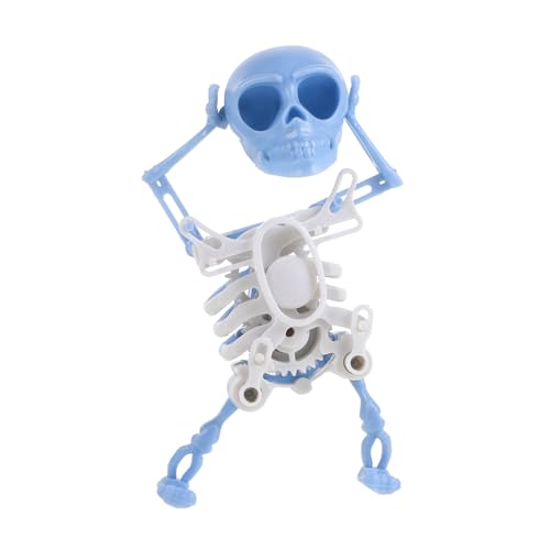 TOYANDONA Schädel interaktives Tanzender Lustige Schädelkopf Dekoration Mini-Halloween-Figuren Auto schüttelt -Ornament Plastik Blue TOYANDONA Schädel interaktives Tanzender Lustige Schädelkopf Dekoration Mini-Halloween-Figuren Auto schüttelt -Ornament Plastik Blue von TOYANDONA