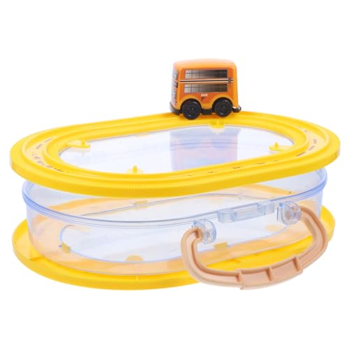 TOYANDONA Schienenauto -Aufbewahrungsboxmodell Mini aufziehbare Autoboxen Spielzeugauto-Koffer Lagerauto Vitrine für Spielzeugautos Spielzeugauto-Aufbewahrungskoffer Plastik Gelb TOYANDONA Schienenauto -Aufbewahrungsboxmodell Mini aufziehbare Autoboxen Spielzeugauto-Koffer Lagerauto Vitrine für Spielzeugautos Spielzeugauto-Aufbewahrungskoffer Plastik Gelb von TOYANDONA