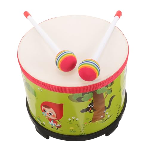 TOYANDONA Schlagzeug Musikinstrumente Für Kleinkinder Kindertrommeln Outdoor-Teppich Trommeln Partybevorzugungen Für Schlaginstrument Musiktrommel Trommel Holz von TOYANDONA