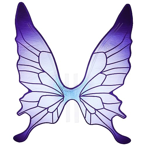 TOYANDONA Schmetterlingsflügel feeflügeln Butterfly Costume Kostümflügel Butterfly Wings Feenflügel für Erwachsene Schmetterlinge Schmetterlingsflügel für Mädchen Partyzubehör Vlies von TOYANDONA