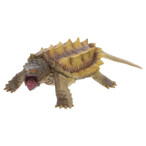 TOYANDONA Schnappschildkröten-Modell Kinder deko Zimmer kinderzimmerdeko Aquarium-Ornamente Schildkrötengartenstatue Tierfiguren realistische Schildkrötenmodelle künstlich Spielzeug Puppe von TOYANDONA