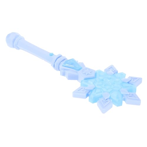 TOYANDONA Schneeflocke Für Jungen Und Mädchen Prinzessinnen-Rollenspiel Batteriebetriebener Leuchtstab Halloween Weihnachtsfeierzubehör Geburtstagsgeschenk Für Mädchen von TOYANDONA