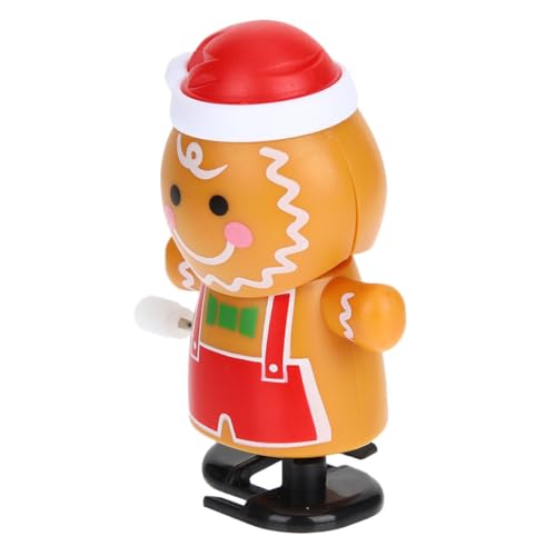 TOYANDONA Aufziehspielzeug Für Kinder, Weihnachts-lebkuchenmann-, Lustiges Uhrwerk-, Kreatives, Bezauberndes Aufziehspielzeug Zum von TOYANDONA