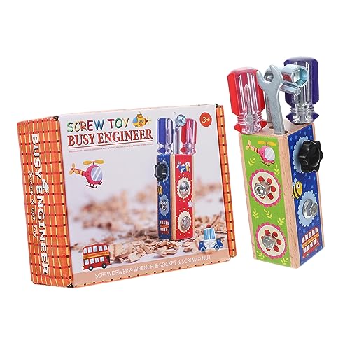TOYANDONA Schraube entwicklung kindliche entwicklung Toys for kinderspielzeuge Toys Kinderspielzeug zum Schrauben Schraubenspielzeug aus Massivholz Legierung TOYANDONA Schraube entwicklung kindliche entwicklung Toys for kinderspielzeuge Toys Kinderspielzeug zum Schrauben Schraubenspielzeug aus Massivholz Legierung von TOYANDONA