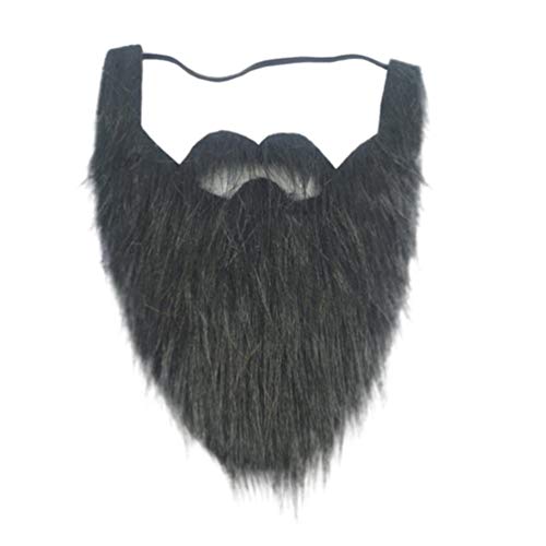 TOYANDONA Schwarz Vollbart Falscher Halloween Bart Party Schnurrbart für Erwachsene Kinder Karneval Fasching Festival Halloween Hipster Räuber Bandit Prophet Moses Kostüm Zubehör TOYANDONA Schwarz Vollbart Falscher Halloween Bart Party Schnurrbart für Erwachsene Kinder Karneval Fasching Festival Halloween Hipster Räuber Bandit Prophet Moses Kostüm Zubehör von TOYANDONA