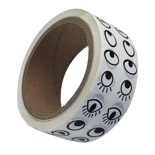 TOYANDONA Schwarz Weiße Selbstklebende Augenaufkleber pro Rolle Sichere Kupferplatten Haftung Langlebig und Einfach zu Verwenden für DIY Basteln Scrapbooking Spielzeugdekoration TOYANDONA Schwarz Weiße Selbstklebende Augenaufkleber pro Rolle Sichere Kupferplatten Haftung Langlebig und Einfach zu Verwenden für DIY Basteln Scrapbooking Spielzeugdekoration von TOYANDONA