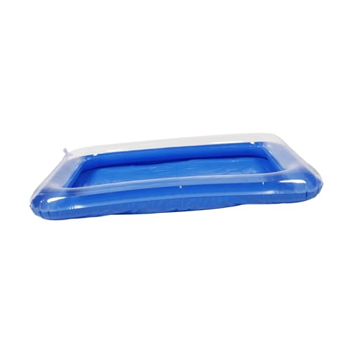 TOYANDONA Schwimmbad Puppenbecken kleines Poolspielzeug Kleiner aufblasbarer Pool gekühltes Serviertablett aufblasbares Tablett für Trinkhalter Minipool PVC Blau TOYANDONA Schwimmbad Puppenbecken kleines Poolspielzeug Kleiner aufblasbarer Pool gekühltes Serviertablett aufblasbares Tablett für Trinkhalter Minipool PVC Blau von TOYANDONA