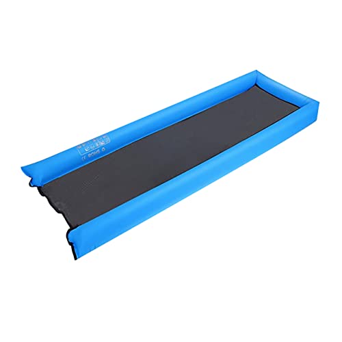 TOYANDONA Schwimmende Reihe Betten Schwimmbad Tragbar Schwimmt Luftliege Einzelschlafsofa Schwebend Camping Aufblasbarer Schwimmer Sofa Aufblasen Aufblasbarer Stuhl Zelt Blue 100% Nylon von TOYANDONA