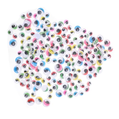 TOYANDONA Selbstklebende Bewegliche Augenaufkleber Bunte DIY Puppenaugen mit Starkem Halt Vielseitig für Bastelprojekte Möbel Türen und Kreative Dekorationen Geeignet von TOYANDONA