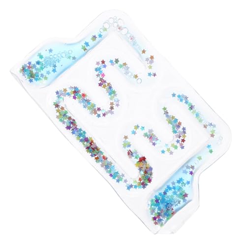 TOYANDONA Sensorisches Kugellabyrinth für Gelgefülltes Puzzle mit Funkelnden Perlen Stressabbauendes Sicheres PVC Material Abgerundete Ecken Pädagogisches Labyrinthspiel für Jungen und TOYANDONA Sensorisches Kugellabyrinth für Gelgefülltes Puzzle mit Funkelnden Perlen Stressabbauendes Sicheres PVC Material Abgerundete Ecken Pädagogisches Labyrinthspiel für Jungen und von TOYANDONA