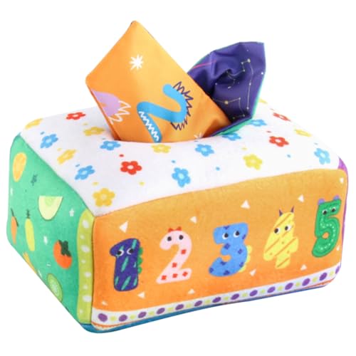 TOYANDONA Sensory Tücherbox Montessori Stoffbuch Handreißbar Motorik Lernspielzeug für Junge Mädchen Kleinkinder Farberkennung und Feinmotorik TOYANDONA Sensory Tücherbox Montessori Stoffbuch Handreißbar Motorik Lernspielzeug für Junge Mädchen Kleinkinder Farberkennung und Feinmotorik von TOYANDONA