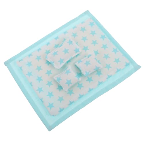 TOYANDONA Set Puppenhaus Bettlaken Set Bettwäsche Spielzeughaus Mini Bett Kissen Bettwäsche Schlafsack Kaninchengras Bett Puppenhaus Schlafzimmermöbel Mädchen Stern Kinderbett TOYANDONA Set Puppenhaus Bettlaken Set Bettwäsche Spielzeughaus Mini Bett Kissen Bettwäsche Schlafsack Kaninchengras Bett Puppenhaus Schlafzimmermöbel Mädchen Stern Kinderbett von TOYANDONA