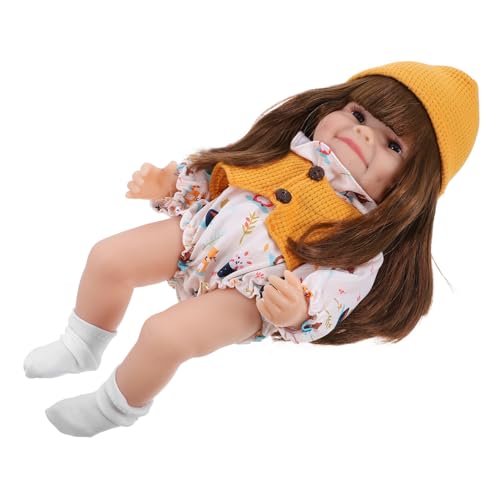 TOYANDONA Simulation Babypuppe Reborn Babypuppen Babyspielzeug Kleine Babypuppen Lebendige Babypuppe Babypuppe Für Babys Realistische Babypuppe Puppen Für Babys Umweltfreundliches Vinyl von TOYANDONA