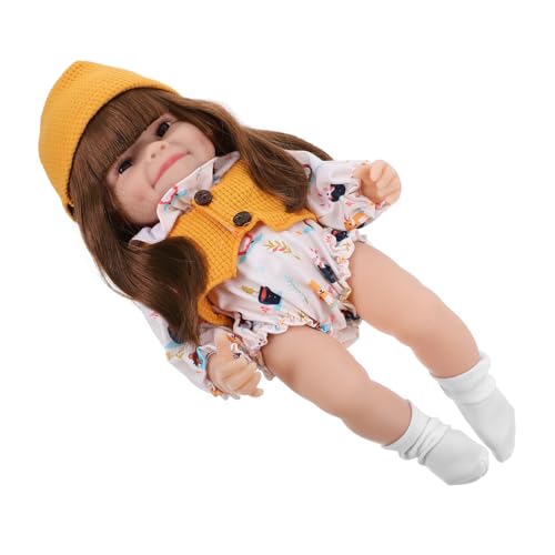 TOYANDONA Simulation Puppe Realistische Babypuppe Aus Weichem Lebensechte Wiedergeburtspuppe Für Mädchen Spielzeug Für Kreative Dekoration von TOYANDONA