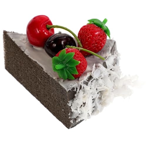 TOYANDONA Simulation Kuchen Kuchenmodelle Künstliches Kuchenmodell Käsefigur Dessert-Modelle Faux-Dessert Dekoratives Kuchenmodell Filigrane Tortenmodelle Kuchen-Modell Gefälschte Kuchen Pu von TOYANDONA