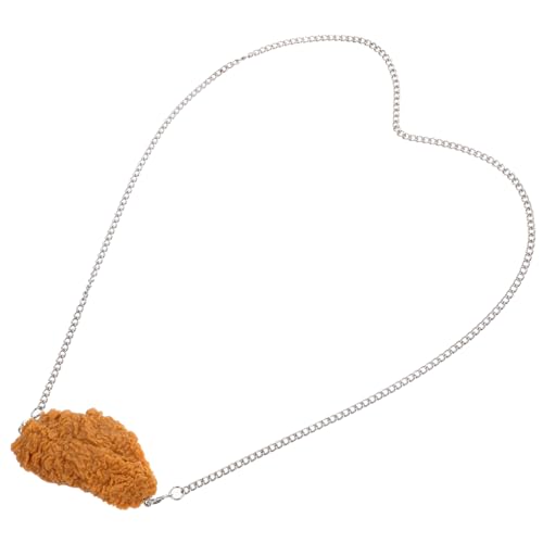 TOYANDONA Bekleidungszubehör Halskette Mit Hühnerflügel- Simulation Gebratenes Hähnchen Für Frauen Und Mädchen von TOYANDONA
