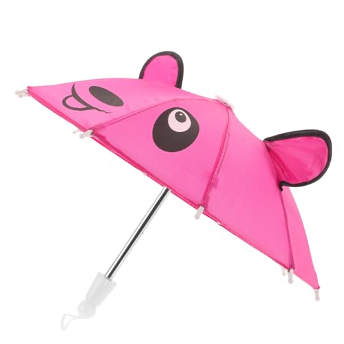 TOYANDONA Simulation Regenschirmspielzeug Mini Babypuppe Mädchen Rollenspielzubehör Puppenschirm Puppe Reisen Spiel Puppenhaus Regenschirm Stoff Rosig TOYANDONA Simulation Regenschirmspielzeug Mini Babypuppe Mädchen Rollenspielzubehör Puppenschirm Puppe Reisen Spiel Puppenhaus Regenschirm Stoff Rosig von TOYANDONA