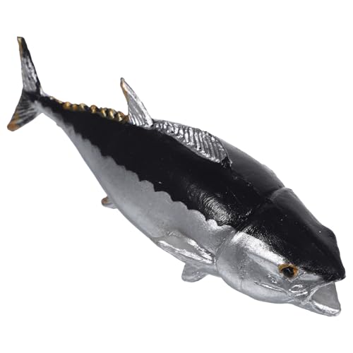 TOYANDONA Simulation Thunfisch Figur aus Kunststoff Realistische Tierfigur für Garten und Desktop Dekoration für Kreative Einrichtungsideen von TOYANDONA