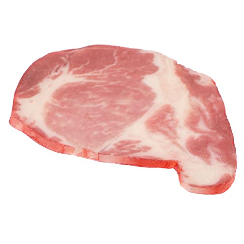 TOYANDONA Simulation Von Rindfleischscheiben Künstliches Essen PVC Künstliches Fleisch Gekochtes Künstliches Fleischmodell Lebensechte Rindfleischscheibe Fotografie Fleischmodell von TOYANDONA