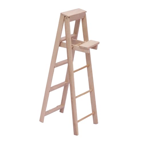 TOYANDONA Holz Beige Mini Leiter Puppenhaus Dekorationen Puppenhaus Möbel Leiter Puppenhaus Leitern TOYANDONA Holz Beige Mini Leiter Puppenhaus Dekorationen Puppenhaus Möbel Leiter Puppenhaus Leitern von TOYANDONA