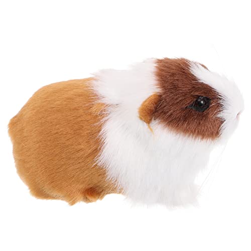 TOYANDONA Simulierte Hamsterfigur Realistisches üsch Hamster Modell Für Dekoration Und Niedliche Kleine Hamsterfigur Für Hochwertiges Kuscheltier Weiße Farbgebung von TOYANDONA