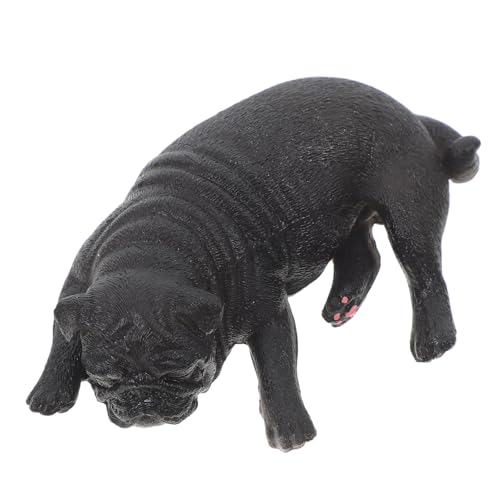 TOYANDONA Simulationshund Figur Pug Modell Niedliches Ornament für Schreibtisch Dekoration Langlebiges Kunststoffmaterial für Kreatives Heim TOYANDONA Simulationshund Figur Pug Modell Niedliches Ornament für Schreibtisch Dekoration Langlebiges Kunststoffmaterial für Kreatives Heim von TOYANDONA