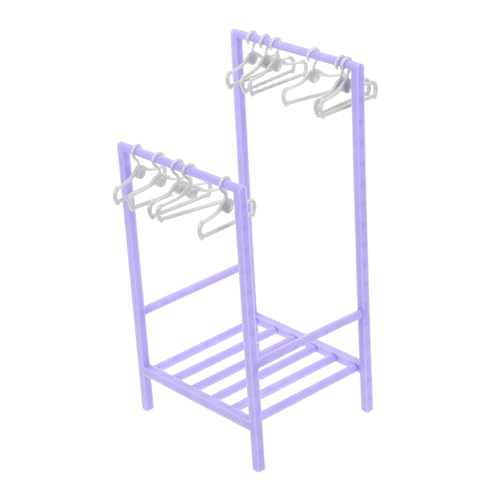 TOYANDONA Simulationskleidung Trocknenständer Dollhouse Hanger Puppenhauszubehör Kleiderbügel für Puppenkleider Kleiderbügel für Puppenhemden Halter für Puppenkleider Plastik Lavendel TOYANDONA Simulationskleidung Trocknenständer Dollhouse Hanger Puppenhauszubehör Kleiderbügel für Puppenkleider Kleiderbügel für Puppenhemden Halter für Puppenkleider Plastik Lavendel von TOYANDONA
