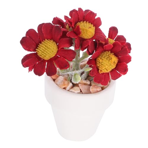 TOYANDONA Miniatur Bonsai Potted Plant Simuliertes Blumenmodell Für -Dekoration Für -szenen Und -projekte Und Lebendige Farben von TOYANDONA