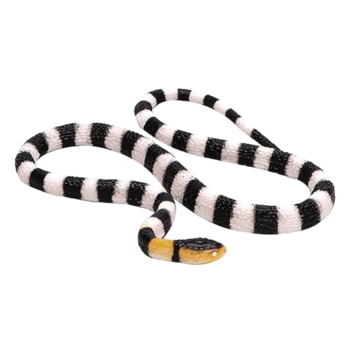 TOYANDONA Realistisches Schlangenmodell Für Junge Mädchen Dekorative Schlangenfigur Kognitive Spielzeug Für Jungen Und Mädchen Halloween Und Streiche von TOYANDONA