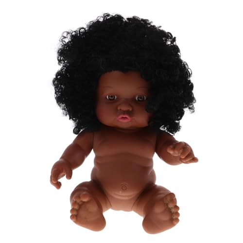 TOYANDONA Simulierte Babypuppe Säuglingsbabypuppe -Babypuppe Puppe für Puppen für Babys realistische Babypuppe Mädchenpuppe Simulationspuppe Vinyl Brown TOYANDONA Simulierte Babypuppe Säuglingsbabypuppe -Babypuppe Puppe für Puppen für Babys realistische Babypuppe Mädchenpuppe Simulationspuppe Vinyl Brown von TOYANDONA