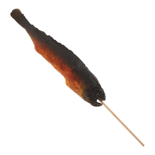 TOYANDONA Simulierte Barbecue Fisch Gefälschte Fisch Künstliche Fisch Fischfutter PVC von TOYANDONA