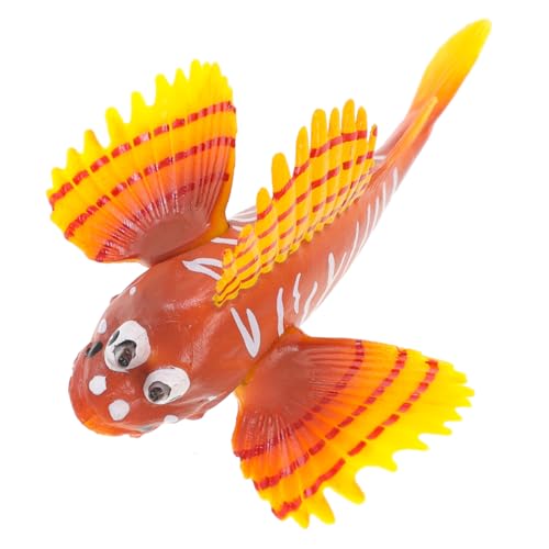 TOYANDONA Simulierte Fischfigur aus Robustem Kunststoff Lebensechtes Tiermodell zur Dekoration Lernspielzeug für Realistische Meereswelt Figur Pädagogisch und Langlebig von TOYANDONA