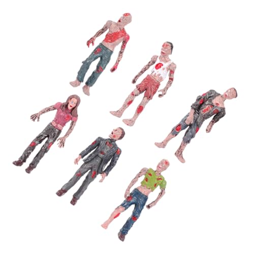 TOYANDONA Simulierte Zombie Puppen Miniatur Figuren Beweglich Halloween Dekoration Horror Requisiten Plastikspielzeug für Party Tischdeko TOYANDONA Simulierte Zombie Puppen Miniatur Figuren Beweglich Halloween Dekoration Horror Requisiten Plastikspielzeug für Party Tischdeko von TOYANDONA