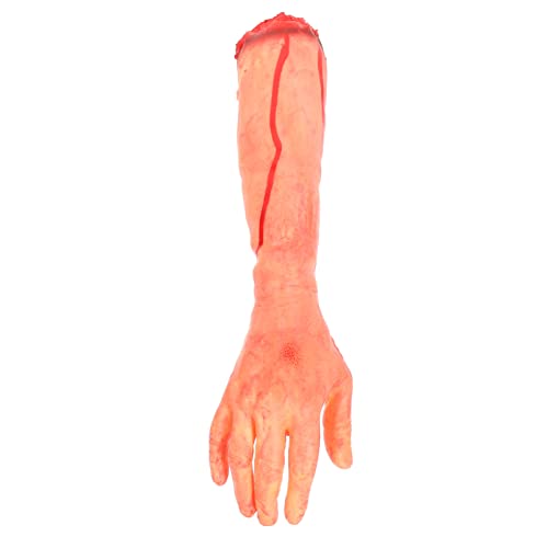 TOYANDONA Simulierte abgetrennte Hand Halloween-Skelett gefälschter Arm Geist Reißzähne Halloween Costume Halloween Kleidung Halloween gefälschter Körperteil Horror-Dekoration PP Baumwolle von TOYANDONA