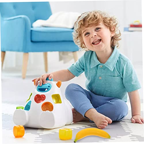 TOYANDONA Simulierter Bananen Shaker aus Hochwertigem Abs Robustes Percussion Instrument für Pädagogisches Musikinstrument für Frühkindliche und Geschenkideen von TOYANDONA