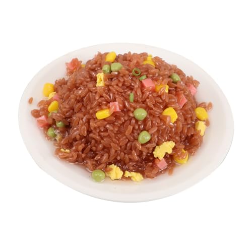 TOYANDONA Simulierter Gebratener Eierreis Chinesisches Essen Für Kleinkinder Mini-vers Spielzeuggrill Käsenudeln Eiswagen Für Mini-Marke Kinderküche Pizza- Plastik TOYANDONA Simulierter Gebratener Eierreis Chinesisches Essen Für Kleinkinder Mini-vers Spielzeuggrill Käsenudeln Eiswagen Für Mini-Marke Kinderküche Pizza- Plastik von TOYANDONA