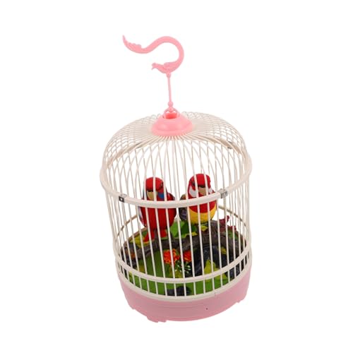 TOYANDONA Simulierter Vogelkäfig Gefälschter Vogelkäfig Singender Vogel Vogelkäfig Mit Sprachsteuerung Vogel Im Käfigspielzeug Simulation Vogelgezwitscher Vogelmodell Spielzeugvögel Plastik TOYANDONA Simulierter Vogelkäfig Gefälschter Vogelkäfig Singender Vogel Vogelkäfig Mit Sprachsteuerung Vogel Im Käfigspielzeug Simulation Vogelgezwitscher Vogelmodell Spielzeugvögel Plastik von TOYANDONA