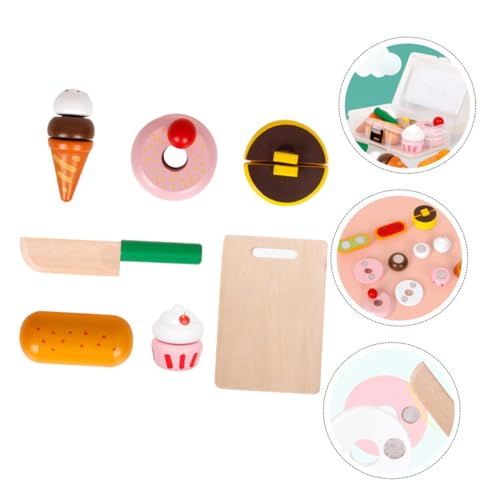 TOYANDONA Simuliertes Dessert Spielhaus Gefälschte Lebensmittel Simulation Dessert Kochspielzeug Für Mädchen Dessertscheibe Holzspielzeug Lebensmittel Küchenspielzeug Kunststoff TOYANDONA Simuliertes Dessert Spielhaus Gefälschte Lebensmittel Simulation Dessert Kochspielzeug Für Mädchen Dessertscheibe Holzspielzeug Lebensmittel Küchenspielzeug Kunststoff von TOYANDONA