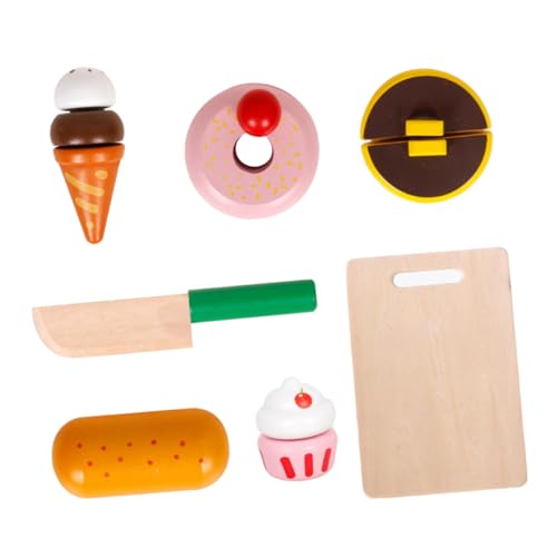 TOYANDONA Simuliertes Dessert Spielhaus Gefälschtes Essen Kinderspielzeug Dessertscheibe Simulation Dessert Kochspielzeug Für Mädchen Essen Küchenspielzeug Aus Holz Bunt TOYANDONA Simuliertes Dessert Spielhaus Gefälschtes Essen Kinderspielzeug Dessertscheibe Simulation Dessert Kochspielzeug Für Mädchen Essen Küchenspielzeug Aus Holz Bunt von TOYANDONA